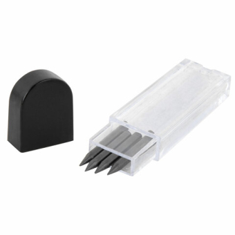 картинка Грифели запасные для циркуля, КОМПЛЕКТ 4 штуки по 17 мм, в тубе, твердость HB, толщина 2 мм, ПИФАГОР, 210601 от магазина МОЛТИ