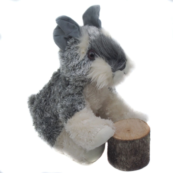 картинка Мягкая игрушка 4233-21 Терьер Малый 17х24х11см Серебристый от магазина МОЛТИ