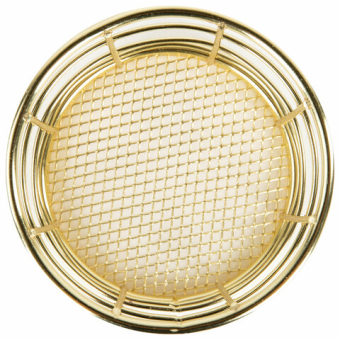 картинка Органайзер-стаканчик для косметики и мелочей MONTE VITA (МОНТЕ ВИТА), металлический, 100х90 мм, золото, 272486 от магазина МОЛТИ