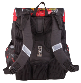 картинка Рюкзак BRAUBERG ортопедический, евроформат, EasyLock, мальчик, Спорткар, 20 литров, 37*29*19 см от магазина МОЛТИ