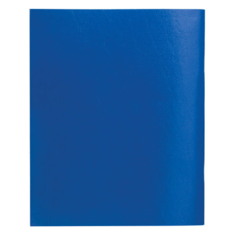 картинка Тетрадь бумвинил А5, 48 л., скоба, офсет №2 ЭКОНОМ, клетка, с полями, STAFF, СИНИЙ, 402018 от магазина МОЛТИ