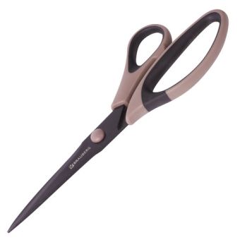 картинка Ножницы BRAUBERG "Special" 216 мм, тефлоновое антискользящее покрытие, 2-х сторонняя заточка, 236788 от магазина МОЛТИ