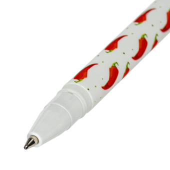 картинка Ручка шариковая BRAUBERG SOFT TOUCH STICK "CHILI PEPPER", СИНЯЯ, мягкое покрытие, узел 0,7 мм, 143708 от магазина МОЛТИ