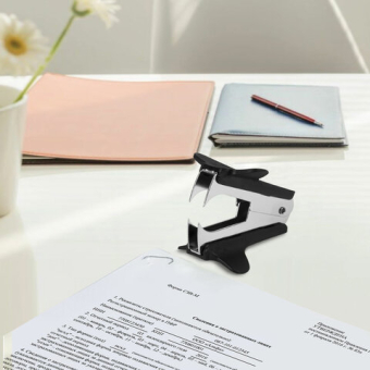 картинка Антистеплер для скоб № 10 и № 24/6, STAFF "EVERYDAY", черный, 224628 от магазина МОЛТИ