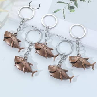 картинка Брелоки 2638-5 (12) Акула металл 4,5х0,5х5см от магазина МОЛТИ