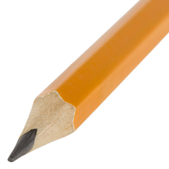 картинка Карандаш чернографитный с ластиком STAFF "EVERYDAY" BLP-YLW, 1 шт., НВ, пластиковый, корпус жёлтый, 181940 от магазина МОЛТИ