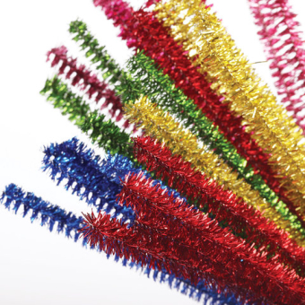 картинка Проволока синельная для творчества "Блестящая", 6 цв., 30 шт., 0,6х30 см, ОСТРОВ СОКРОВИЩ, 661522 от магазина МОЛТИ