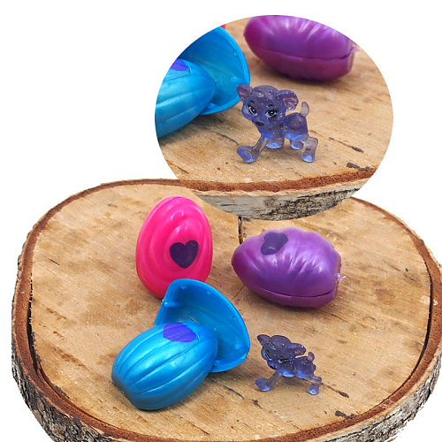 Фигурка АК3-33 (ПЛ24)Яйцо сюрприз пластик 3+ в и/у 5х2,5х3,5см
