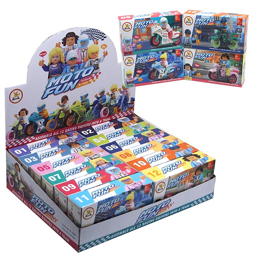 Конструктор SM502В (12) Мототранспорт РС17+ 3+ 8х4х14см пластик 