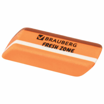 картинка Ластик большой BRAUBERG "Fresh Zone", 60х18х12 мм, цвет ассорти, прямоугольный, скошенный, 228717 от магазина МОЛТИ