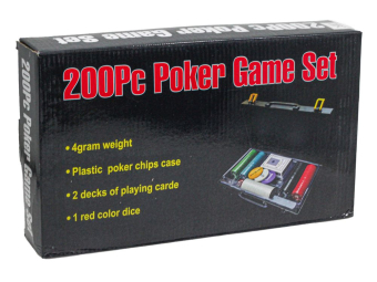 картинка Набор 200Р-2 для покера в чемодане. 31х7,5х18,5 см. 1,6кг. от магазина МОЛТИ
