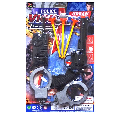 Игровой набор 2768-6 Полиция 6 предметов в и/у  30х3х19,5см 3+ пластик