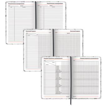 картинка Ежедневник учителя специализированный А5 215х145 мм, BRAUBERG, под кожу, 144 л., "Old paper", 112710 от магазина МОЛТИ