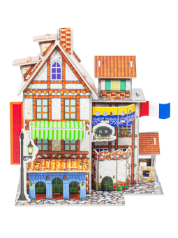 картинка Пазл 3D LX 351 объемный  Дом французкий 28*21 от магазина МОЛТИ