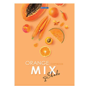 картинка Тетрадь А4, 80 л., BRAUBERG, скоба, клетка, обложка картон, "Mix", 404046 от магазина МОЛТИ