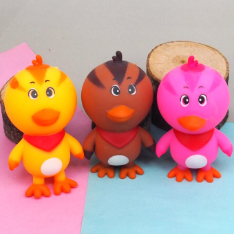 картинка Антистресс  2906-6 (12) Птицы 12х4х6см в и/у резина от магазина МОЛТИ