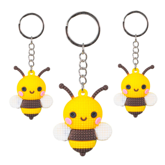 картинка Брелоки 5209-3 резиновые Пчелка 5см от магазина МОЛТИ