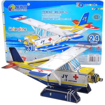 картинка Пазл 3D 1690-16 бумажный Гидроплан 14х1х21см PS24 (22х23х9 макет см.) от магазина МОЛТИ