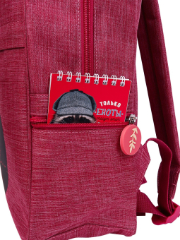 картинка Рюкзак МИНИМАЛИЗМ (РЦ-0847) светоотражающий принт, джинсовая ткань, 42х28,5х12,5 от магазина МОЛТИ