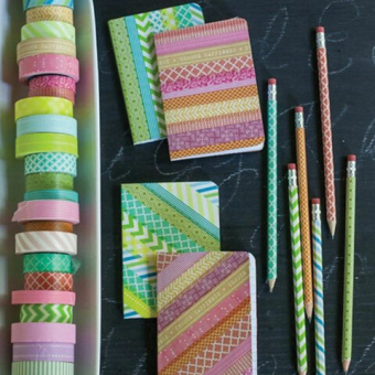 картинка Клейкие WASHI-ленты для декора с фольгой ЗОЛОТИСТЫЕ, 15 мм х 3 м, 7 шт., рисовая бумага, ОСТРОВ СОКРОВИЩ, 661712 от магазина МОЛТИ