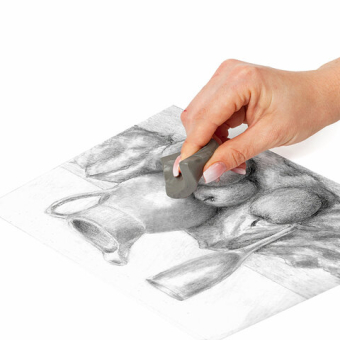 картинка Ластик-клячка художественный FACTIS K 20 (Испания), 37х29х10 мм, супермягкий, серый, CCFK20 от магазина МОЛТИ