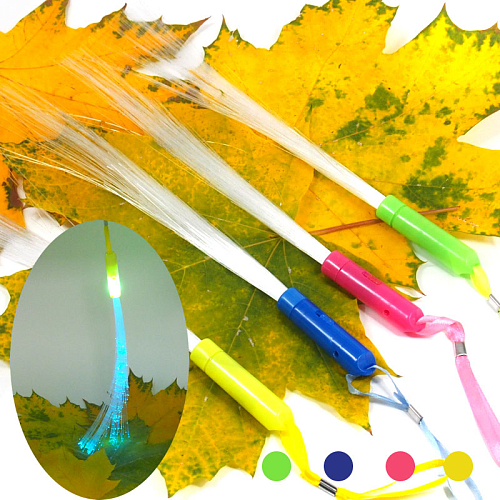 Светящияся 1906-12 плетка с подвесом  31х1,5х2см