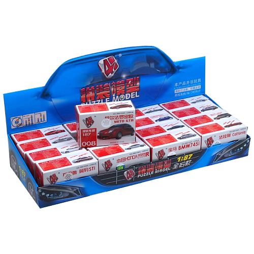 Конструктор 0575  (16) модели Машинок 1:87 4D 14+ 5,5х3,5х8,5см пластик