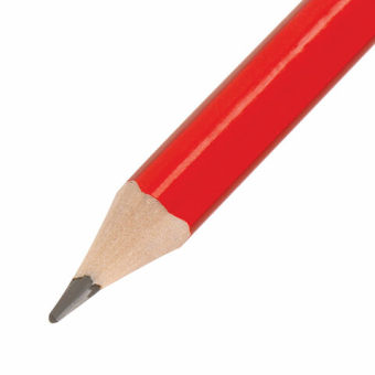 картинка Карандаш чернографитный STAFF "Basic" BLP-744, 1 шт., НВ, с ластиком, пластик, корпус ассорти, 181744 от магазина МОЛТИ