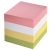 картинка Блок для записей проклеенный, 8х8х8 см, плотность 65 г/м2, цветной, STAFF, 120383 от магазина МОЛТИ