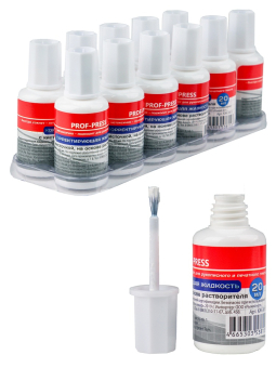 картинка Корректирующая жидкость (КЖ-3815) 20мл, с кисточкойна спиртовой основе, кратно 12 от магазина МОЛТИ