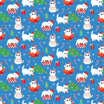 картинка Бумага упаковочная новогодняя "Веселый Новый Год", 70х100 см, 10 дизайнов ассорти, ЗОЛОТАЯ СКАЗКА, 592563 от магазина МОЛТИ