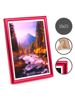 картинка Фоторамка15х21 10089-4-15х21 алый металлик от магазина МОЛТИ