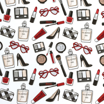 картинка Бумага упаковочная подарочная мелованная "For Women", 70x100 см, 10 дизайнов ассорти, ЗОЛОТАЯ СКАЗКА, 591915 от магазина МОЛТИ