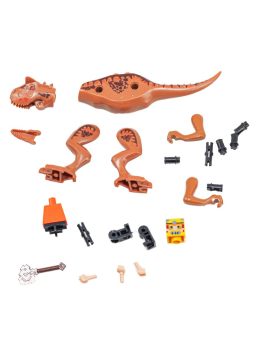 картинка Конструктор 078-1-8 динозавры с охотниками 10х4х14 (30гр) от магазина МОЛТИ