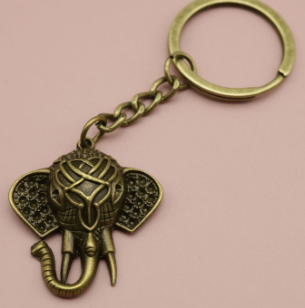 картинка Брелоки 2638-37 (12) Слон металл 3х0,3х3см. от магазина МОЛТИ