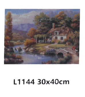 картинка Алмазн. живопись 30*40 ПОЛНОЕ Осенний домик L1144 от магазина МОЛТИ