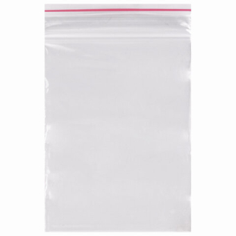 картинка Пакеты с замком ZIP LOCK "зиплок", комплект 100 шт., 40х60 мм, ПВД, толщина 35 микрон, BRAUBERG, 606206 от магазина МОЛТИ
