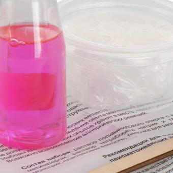 картинка Оп-097 Химические опыты Style Slime "Розовый" от магазина МОЛТИ