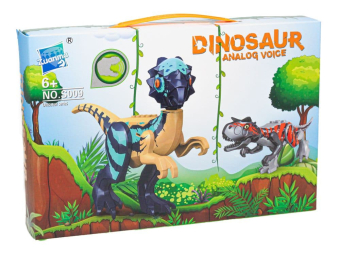картинка Конструктор S009 динозавры 2шт.  31х6х21 (300гр) от магазина МОЛТИ