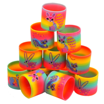 картинка Радуга-пружинка 929-5 (12) круглая с животными 6,5х6,5х6,5см пластик от магазина МОЛТИ