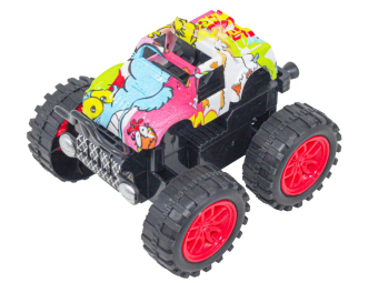 картинка Игрушка ар. 913-1 Машинка инерцеонная  Джип-Бид_Фуд яркий графити 1:36 от магазина МОЛТИ