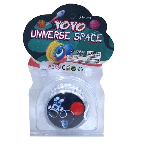 Игрушка YO-YO 2929-8/929-U Космос в блистере 5,5х2,5х5,5см 