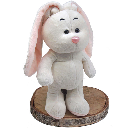 Мягкая игрушка 13-16 Заяц "Жемчуг" 22х9х12см