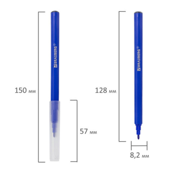 картинка Фломастеры BRAUBERG "PREMIUM", 6 цветов, КЛАССИЧЕСКИЕ, вентилируемый колпачок, ПВХ-упаковка с европодвесом, 151933 от магазина МОЛТИ