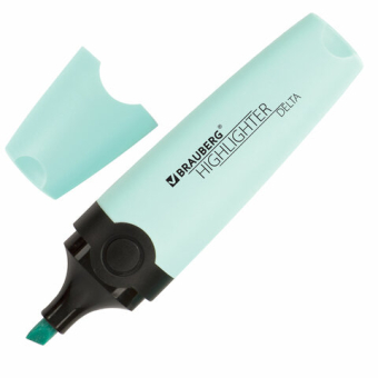 картинка Текстовыделитель BRAUBERG "DELTA PASTEL", БИРЮЗОВЫЙ, линия 1-5 мм, 151732 от магазина МОЛТИ