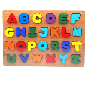 картинка Цифры 2745-12-Цифры с фигурами и знаками  деревянные сортер 22,5х2х29,5 см в и/уп. от магазина МОЛТИ