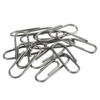 картинка Скрепки STAFF "EVERYDAY", 22 мм, металлические, 100 шт., в картонной коробке, Россия, 220302 от магазина МОЛТИ