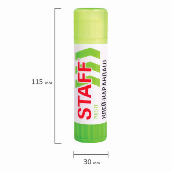 картинка Клей-карандаш УСИЛЕННЫЙ STAFF Profit, 36 г, PVP-основа, 228663 от магазина МОЛТИ