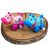 картинка Игрушка заводная АК2-20/695 (12) коровка пластик 7х9,5х6см от магазина МОЛТИ