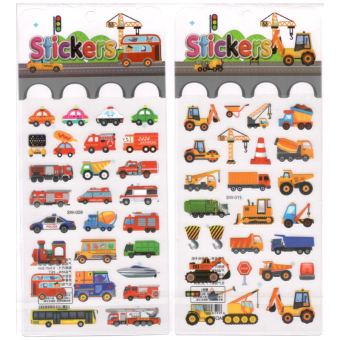 картинка Наклейки SW  Динозавры и Транспорт 21х0,2х10см от магазина МОЛТИ